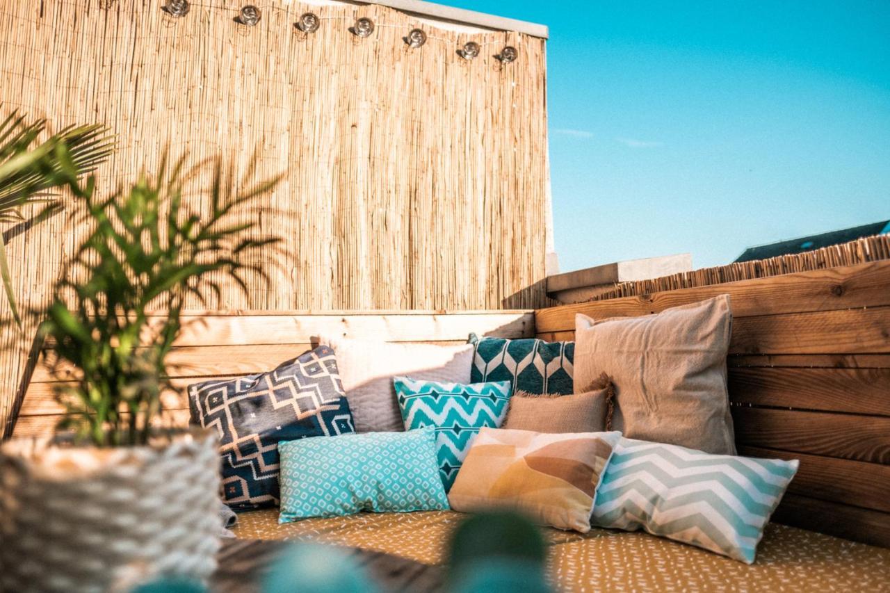 The Kalifornia I Stilvoll Mit Urlaubsfeeling I Dachterrasse I Klima Apartment คาร์ลสรูเฮอ ภายนอก รูปภาพ