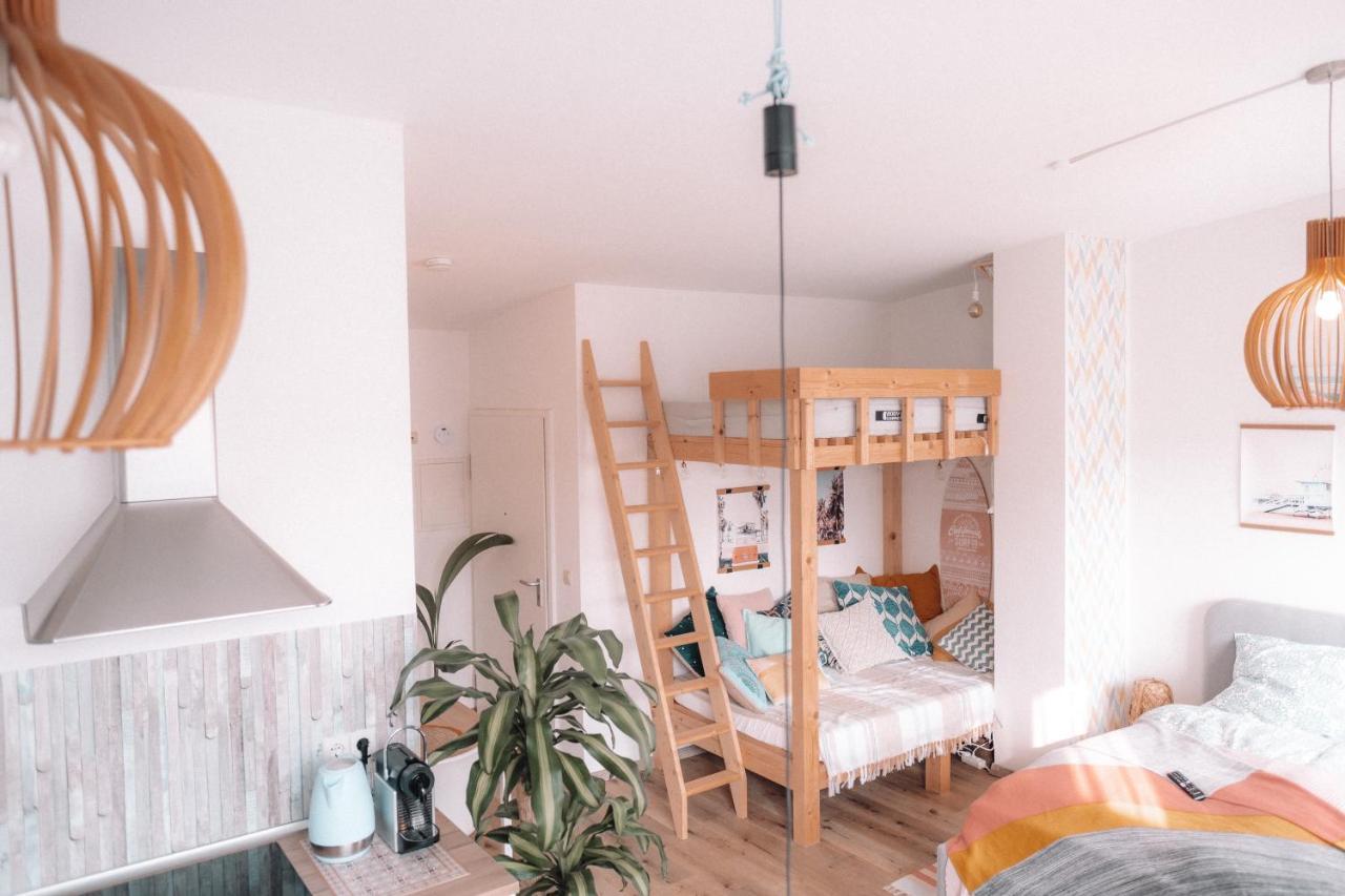 The Kalifornia I Stilvoll Mit Urlaubsfeeling I Dachterrasse I Klima Apartment คาร์ลสรูเฮอ ภายนอก รูปภาพ